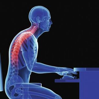 Sitting at the computer is fraught with the appearance of pulling back pain
