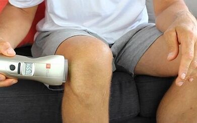 The arthrosis physiotherapy of the knee joint