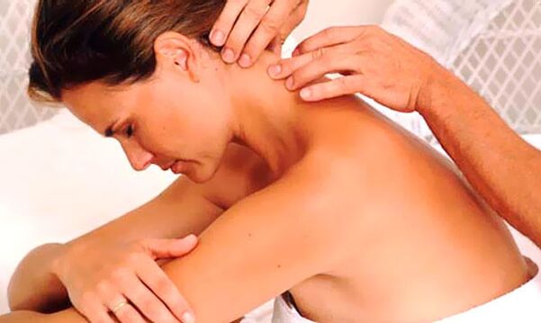 Treatment of massage of osteochondrosis of the high cervical area
