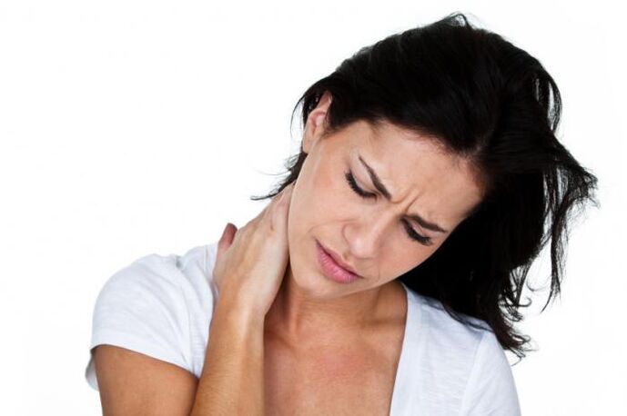 neck pain due to osteochondrosis