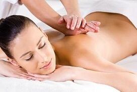massage for osteochondrosis of the chest region
